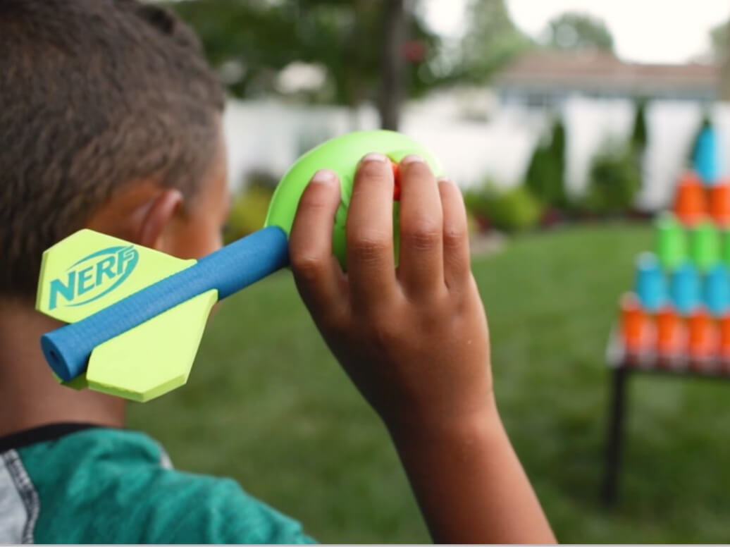 NERF obstacle course DIY for kids